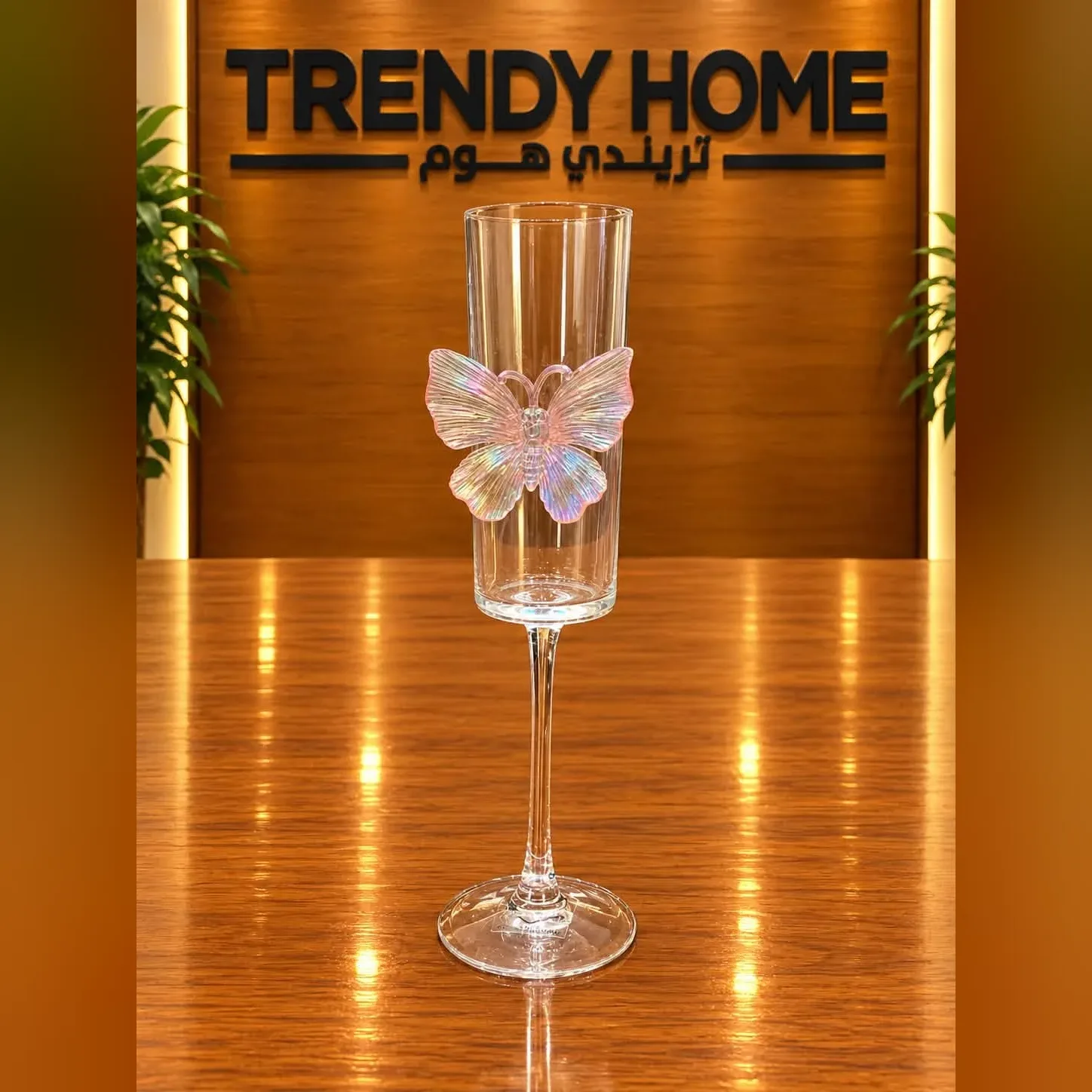 Butterfly Champagne Flute