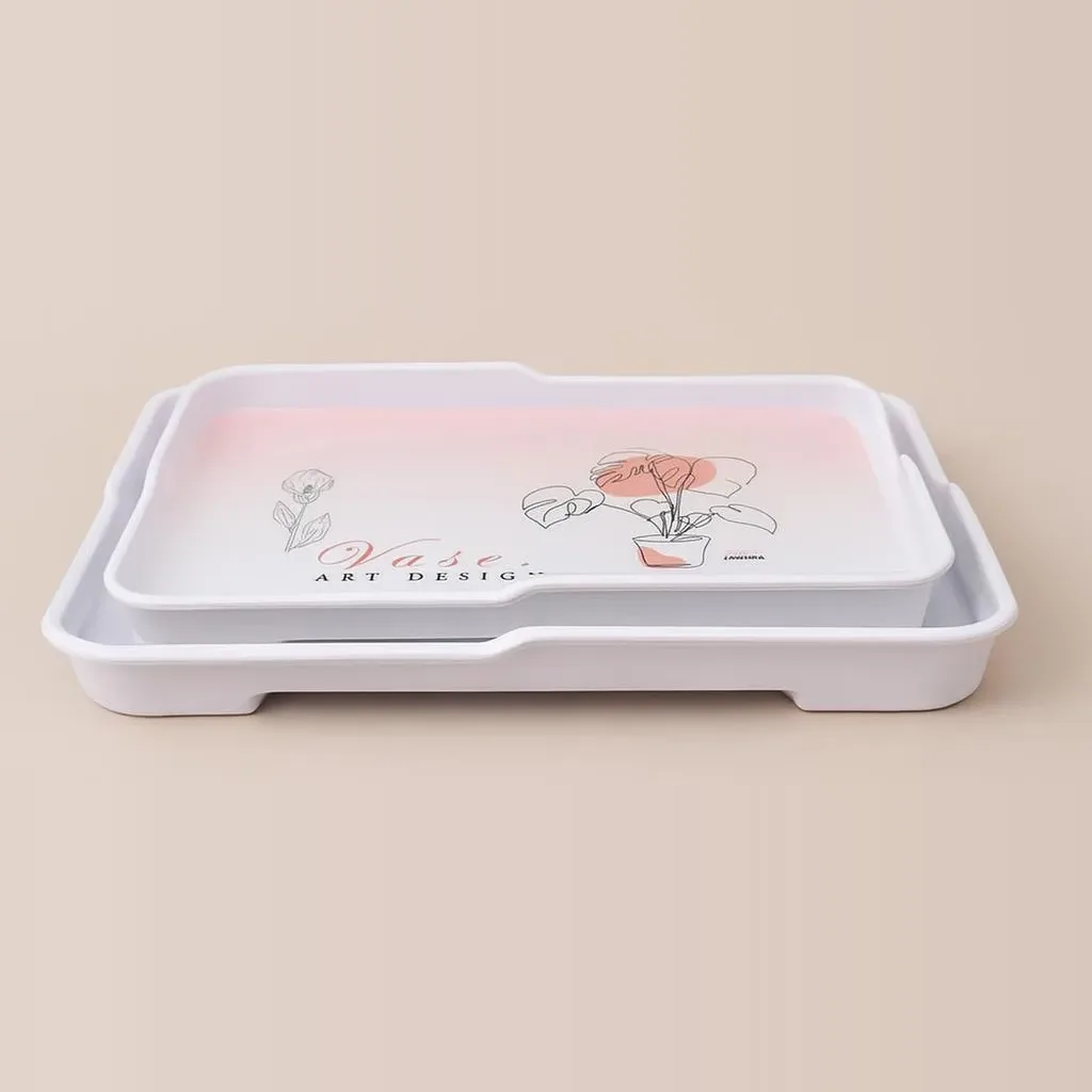 صينية بلاستيك متداخلة سِت