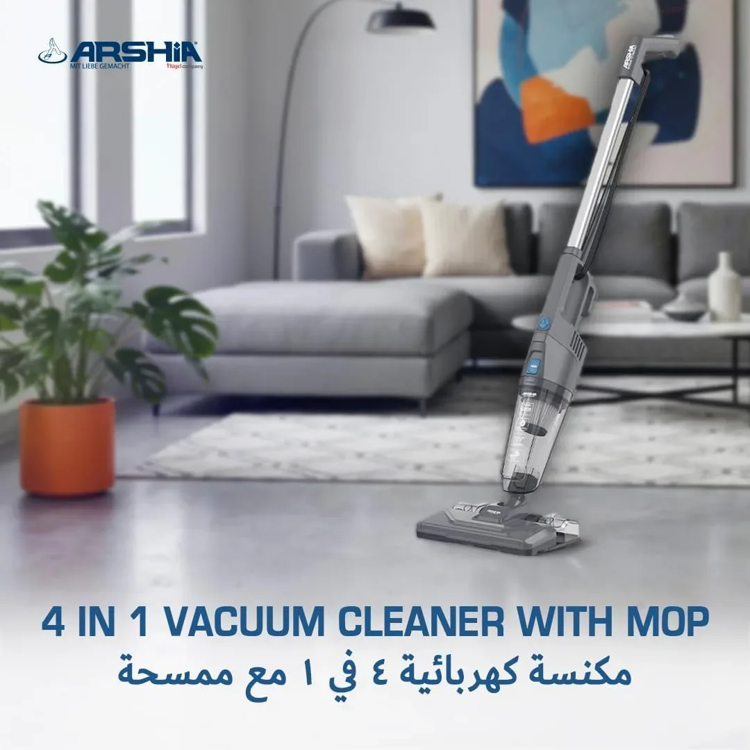 4-in-1 Stick Vacuum with Mop