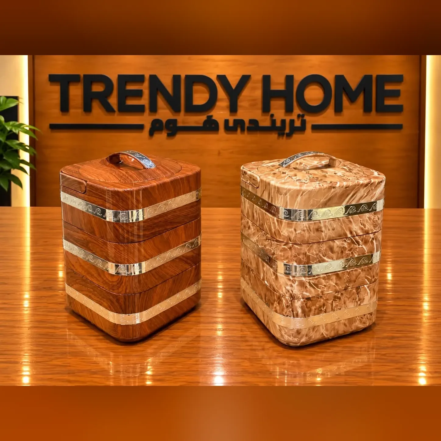Multi-Tier Food Carrier with Handle