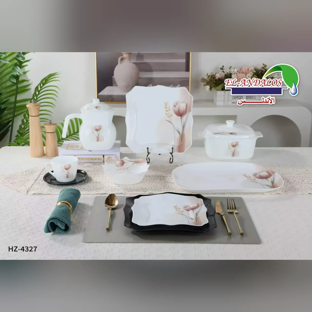 Floral Dinnerware Set