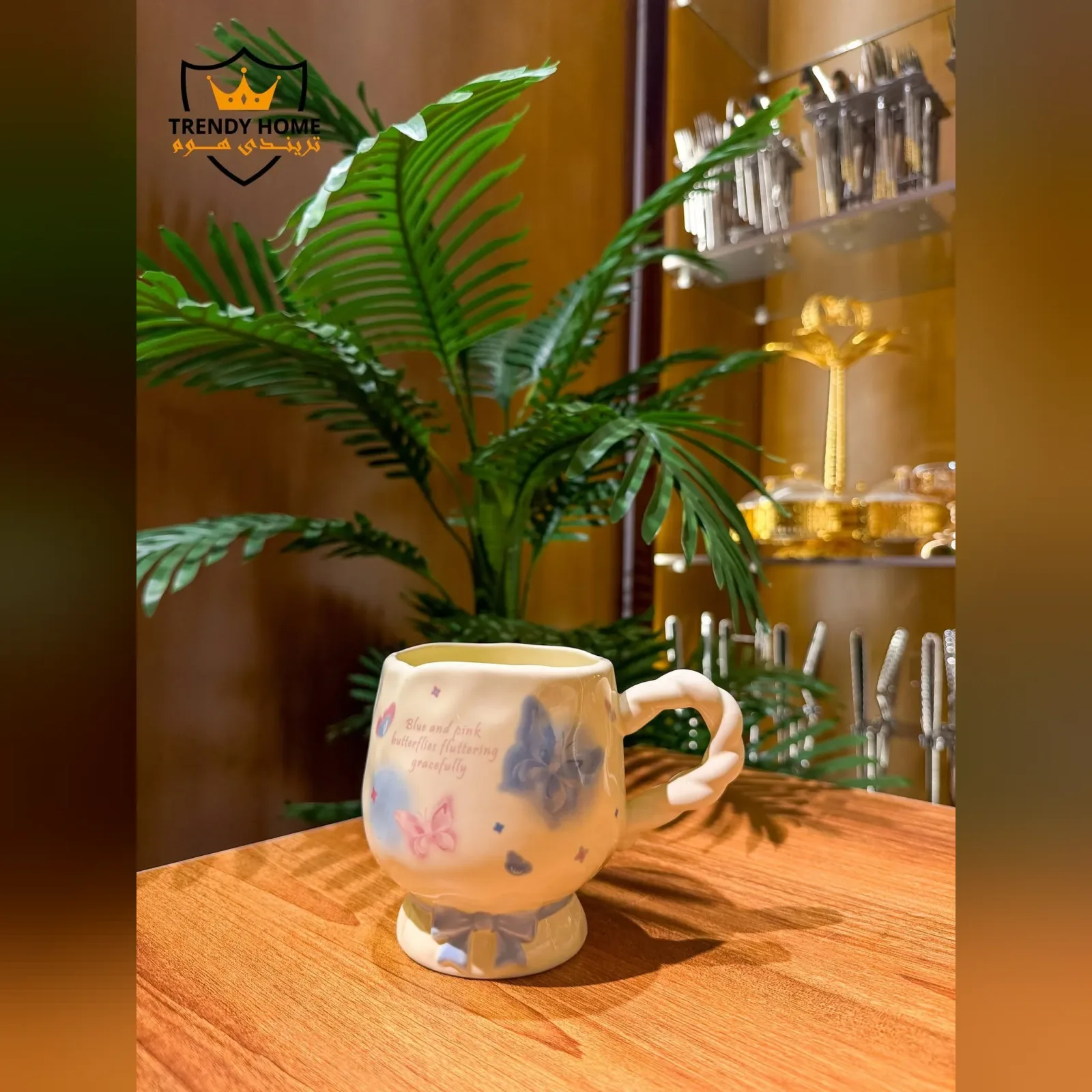 Ceramic Butterfly Mug