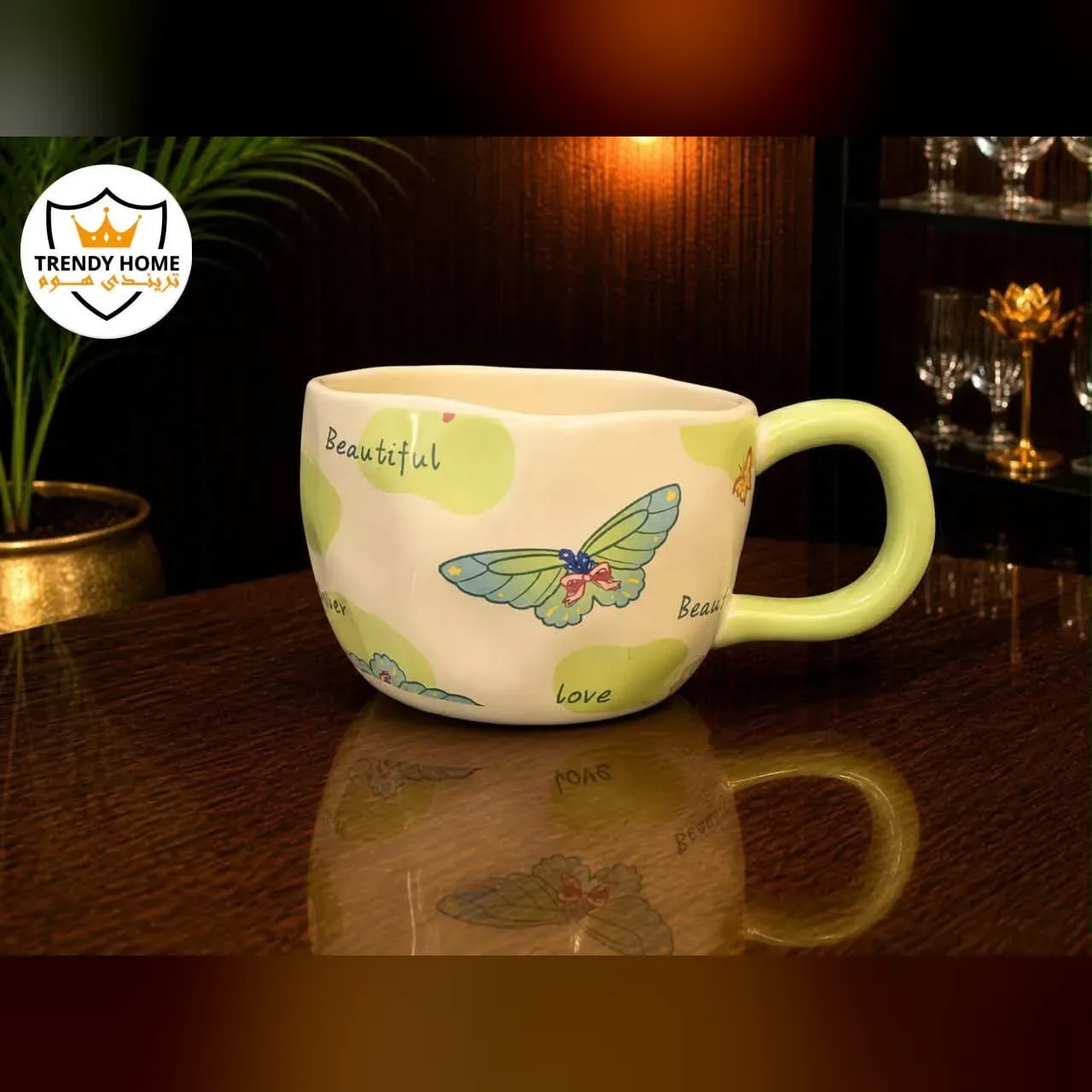 Butterfly Ceramic Mug