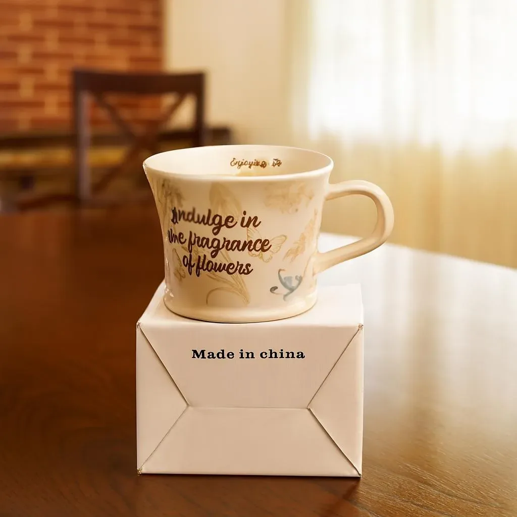 Floral Ceramic Coffee Mug